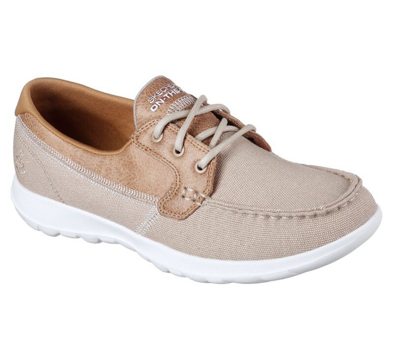 Skechers Gowalk Lite - Coral - Womens Sneakers Beige [AU-HO5184]